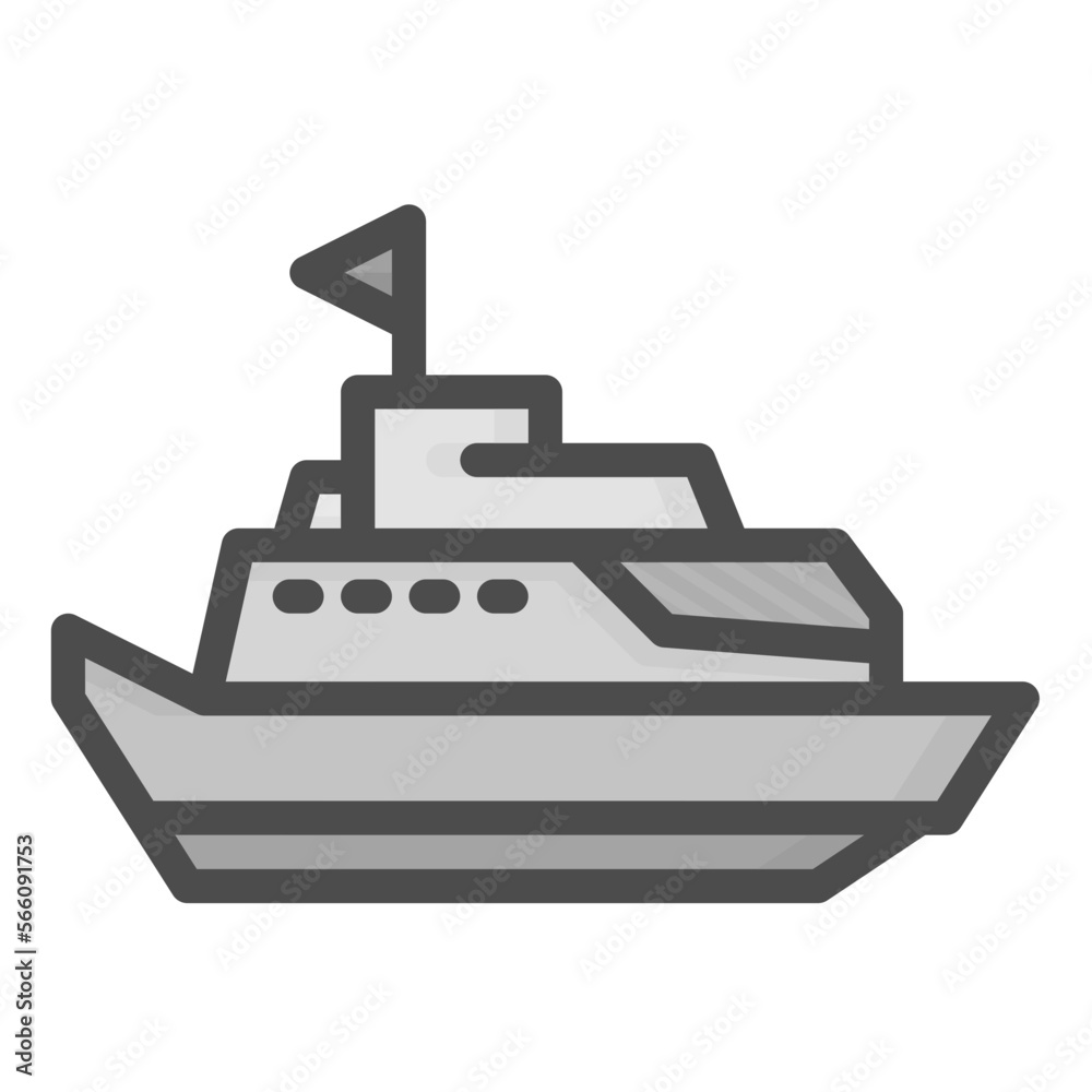 Cruise ship icon Cruise ship icon