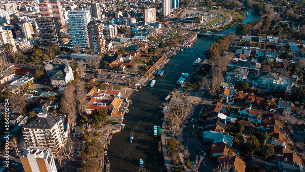 Obraz premium aerial view of the city