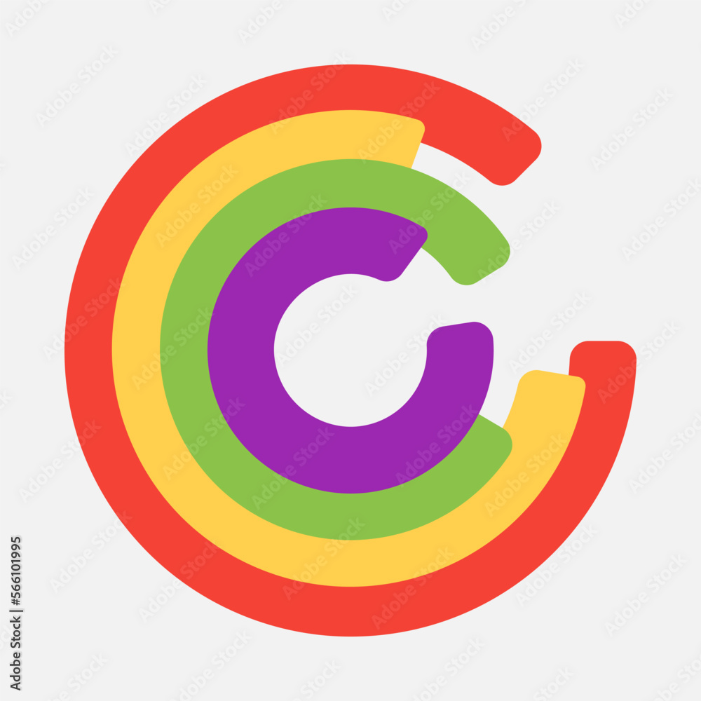 Pie chart icon in flat style, use for website mobile app presentation Pie chart icon in flat style, use for website mobile app presentation
