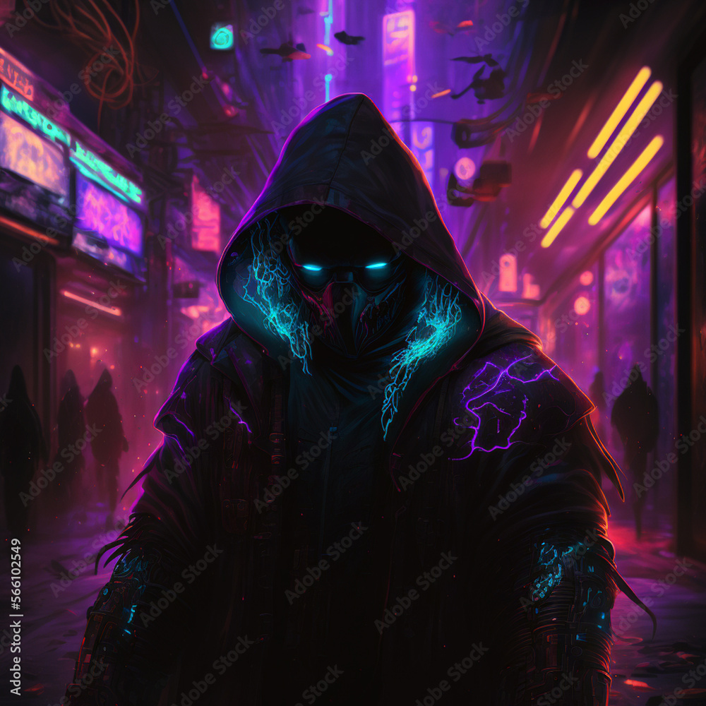 future cyberpunk avenger generative AI future cyberpunk avenger generative AI