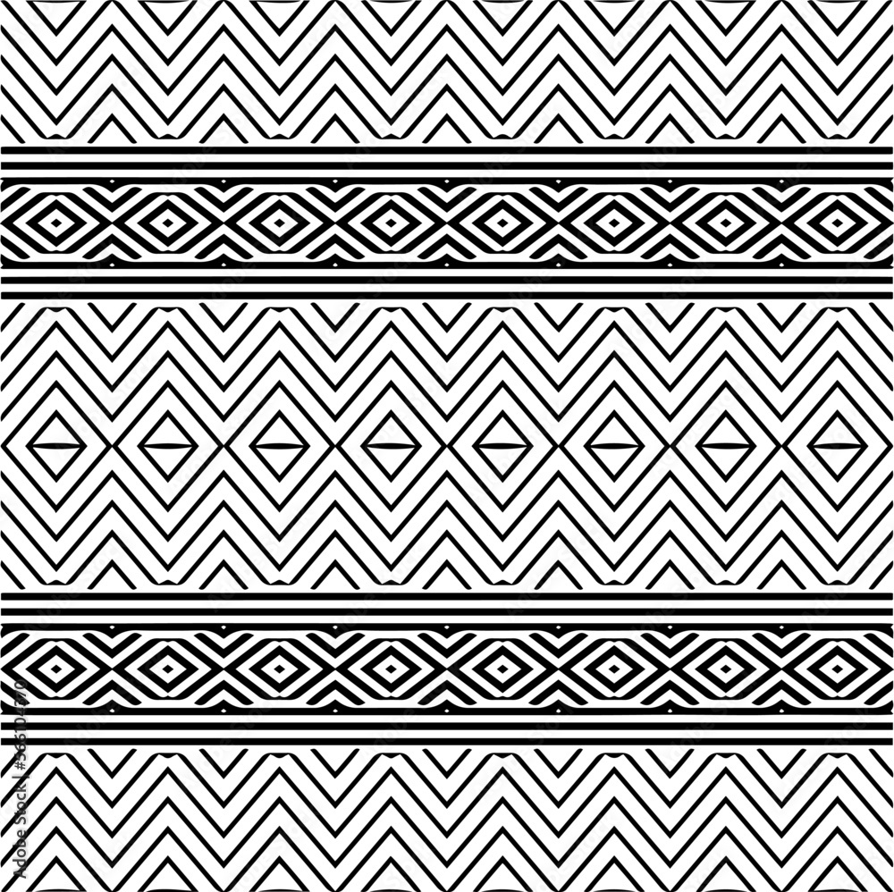 Vector pattern in geometric ornamental style. Black and white color.Seamless repeat pattern.Simple geo all over print block for apparel textile, ladies dress, fashion garment, digital wall paper. Vector pattern in geometric ornamental style. Black and white color.Seamless repeat pattern.Simple geo all over print block for apparel textile, ladies dress, fashion garment, digital wall paper.