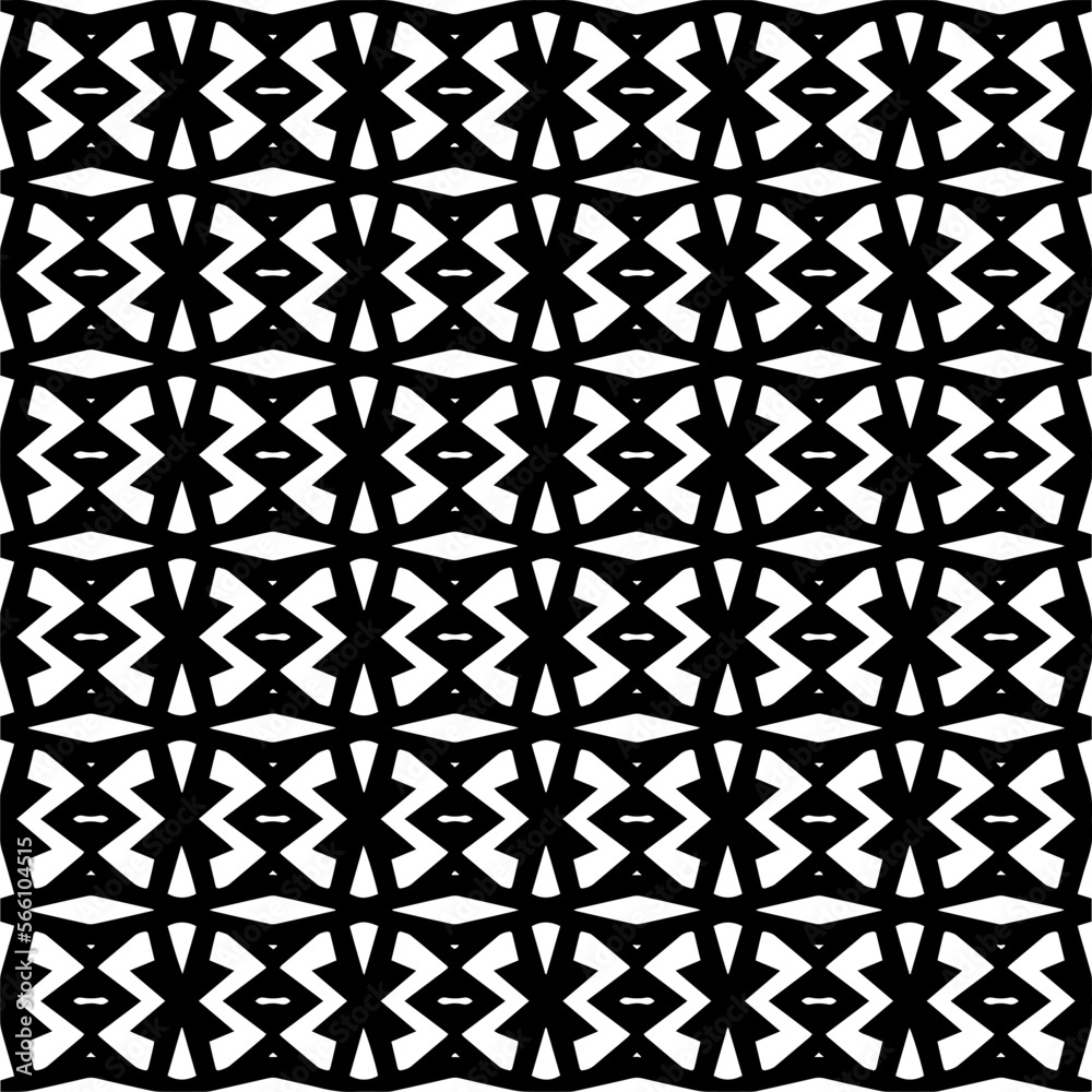 Vector pattern in geometric ornamental style. Black and white color.Seamless repeat pattern.Simple geo all over print block for apparel textile, ladies dress, fashion garment, digital wall paper. Vector pattern in geometric ornamental style. Black and white color.Seamless repeat pattern.Simple geo all over print block for apparel textile, ladies dress, fashion garment, digital wall paper.