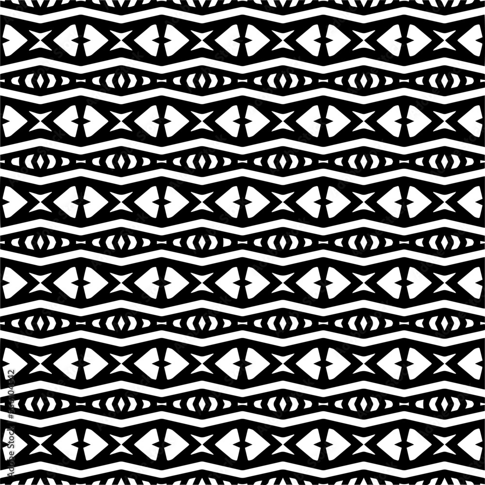 Vector pattern in geometric ornamental style. Black and white color.Seamless repeat pattern.Simple geo all over print block for apparel textile, ladies dress, fashion garment, digital wall paper. Vector pattern in geometric ornamental style. Black and white color.Seamless repeat pattern.Simple geo all over print block for apparel textile, ladies dress, fashion garment, digital wall paper.