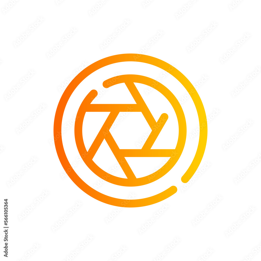 shutter gradient icon shutter gradient icon