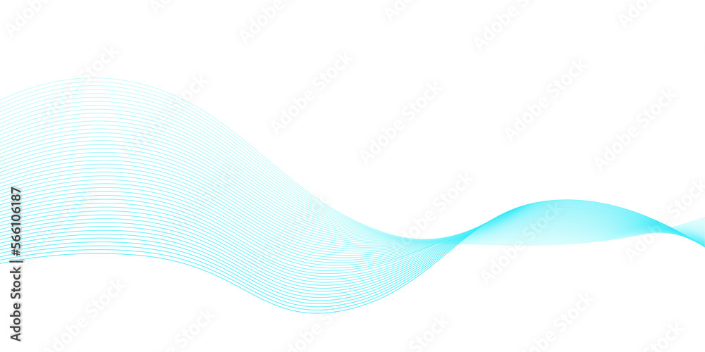 Wave lines smooth flowing dynamic green gradient isolated on transparent background Wave lines smooth flowing dynamic green gradient isolated on transparent background