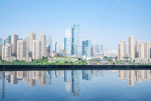 Architectural scenery of Jiangbei CBD in Chongqing, China