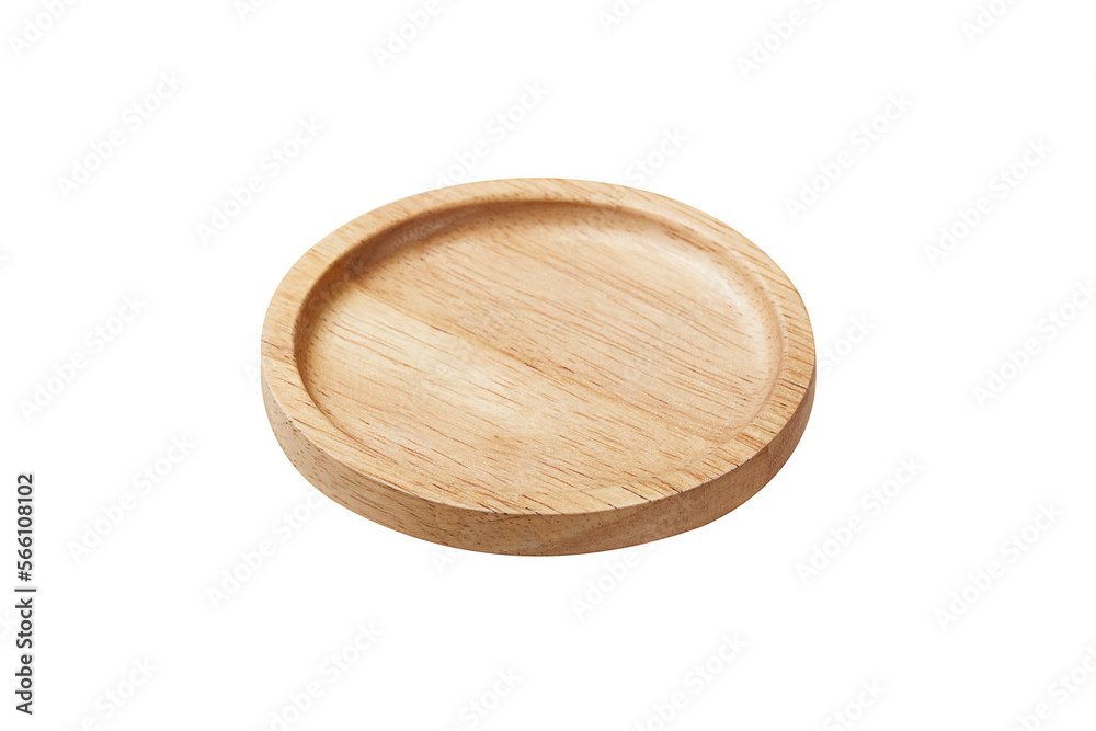 Round solid natural wooden serving tray isolated on white background, Serving Platter for Tea, Coffee, Food and Home Decoration. Round solid natural wooden serving tray isolated on white background, Serving Platter for Tea, Coffee, Food and Home Decoration.