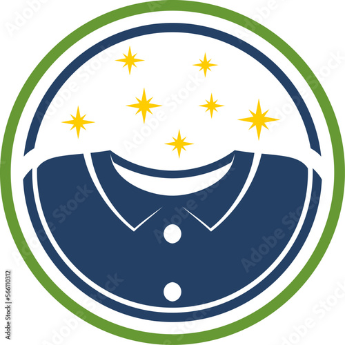 Circular shape with shirt inside