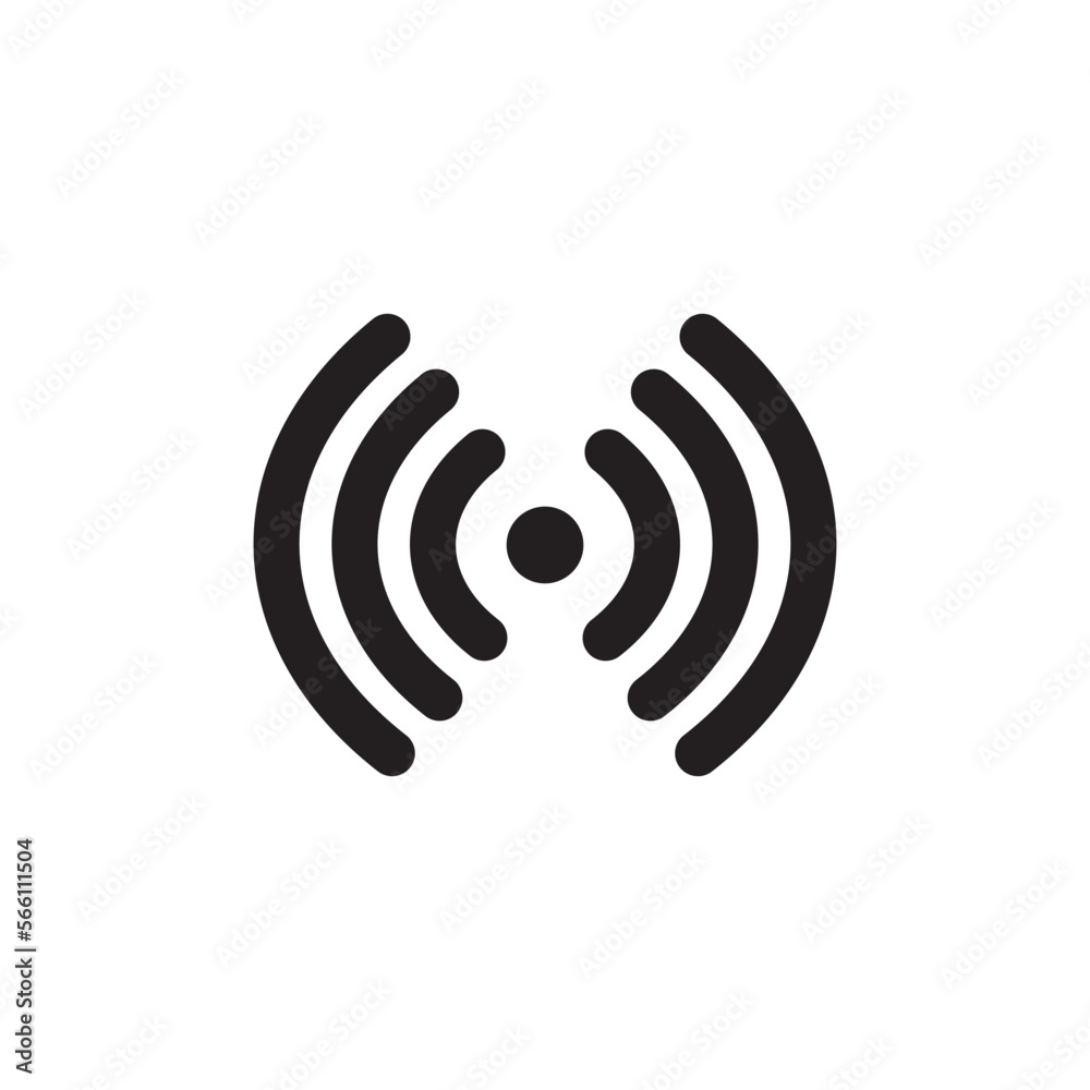 Wireless sign icon, vector illustration Wireless sign icon, vector illustration