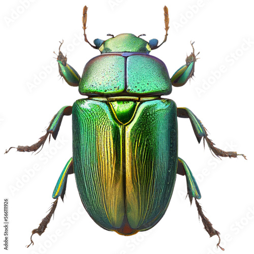 Fotomurale animal10 green june beetle bug insect grub coleopteran fly entomology animal tra