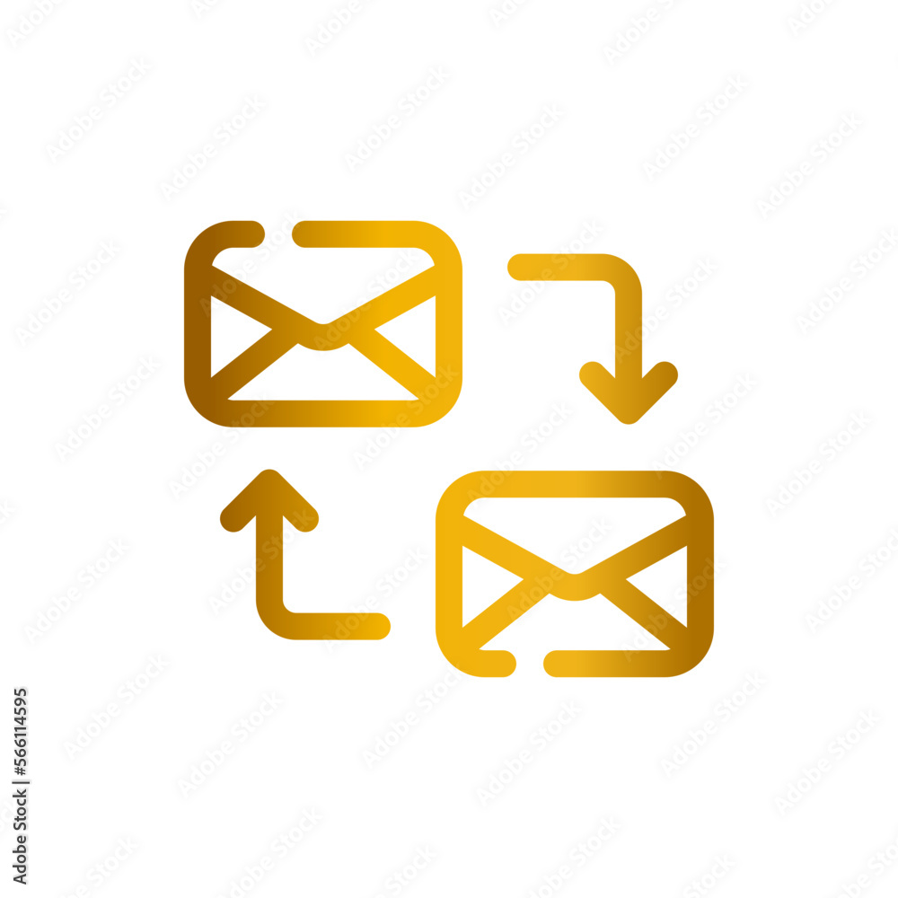 mail gradient icon mail gradient icon