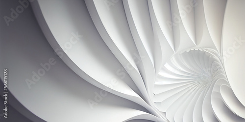 Abstract 3D White Background. Stunning 3D White Abstract Background. Elegant 3D White Abstract Design.