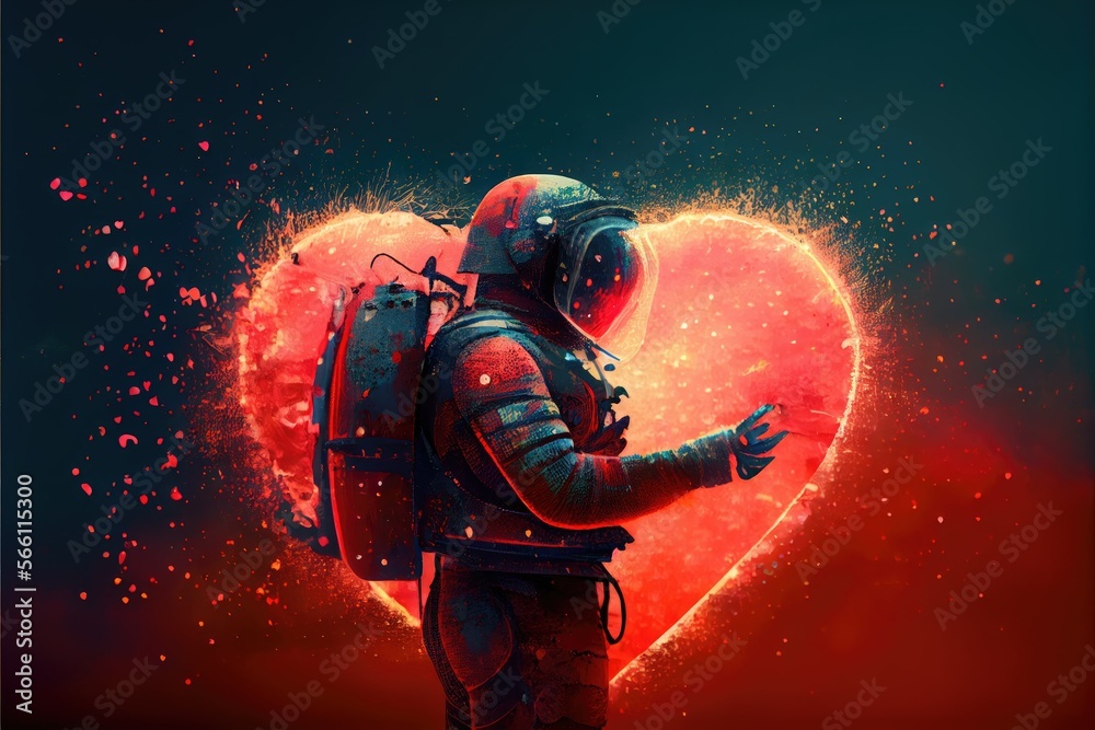 Naklejka premium Valentines Day