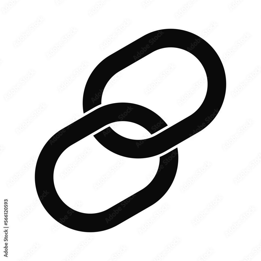 Business simple icon chain
