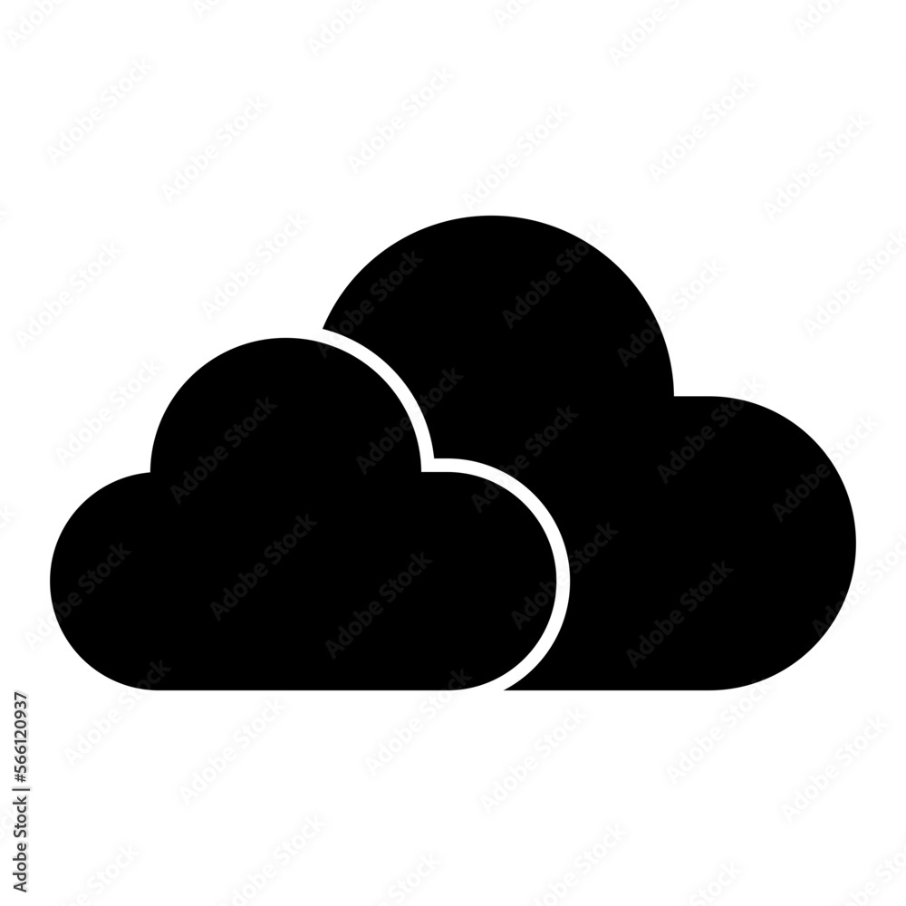 Tech digital simple icons cloud computing concept Tech digital simple icons cloud computing concept