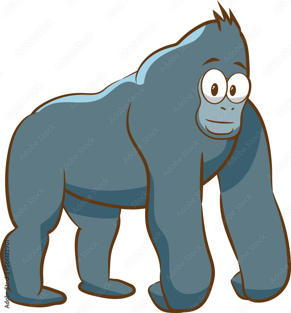 Gorilla png graphic clipart design Stock Illustration | Adobe Stock
