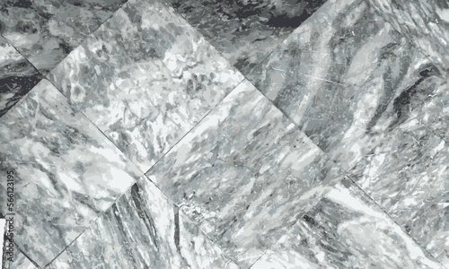 Fototapeta Naklejka Na Ścianę i Meble -  Marble bricks floor texture vector background. closeup surface vector wallpaper