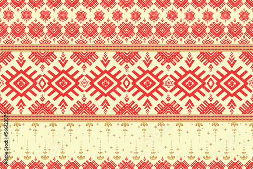 Geometric shape, asian ethnic background design, traditional design for background, rug, paper, wallpaper, clothes, tote bag, fabric, vector illustration.