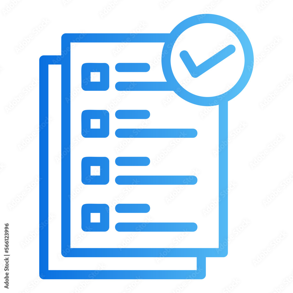 checked gradient icon