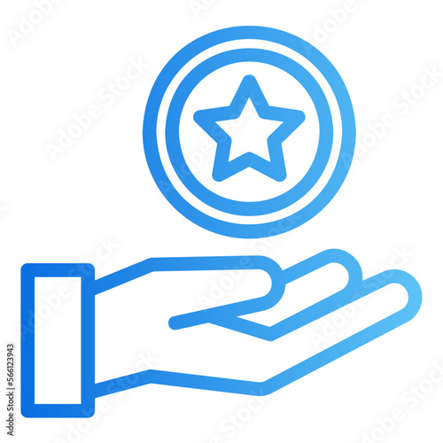 reward gradient icon