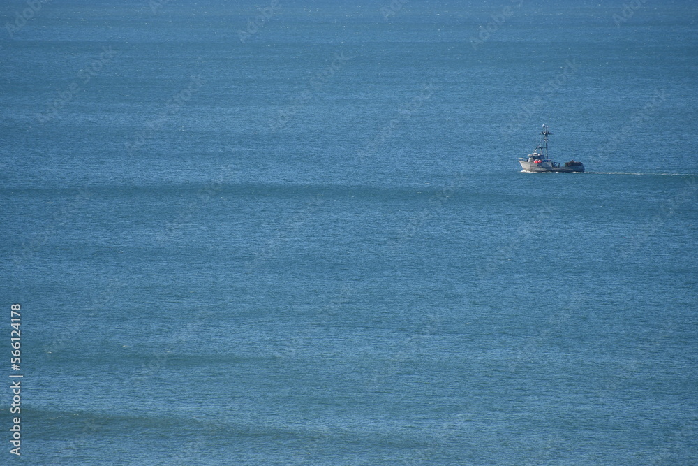 fishing vessel out on the ocean fishing vessel out on the ocean