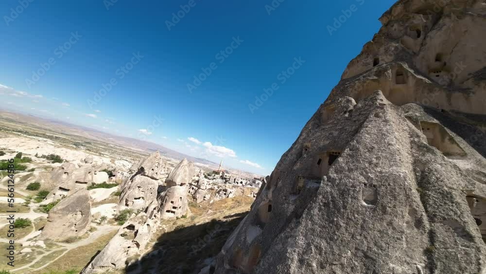 Flying though the caves of Cappadocia Flying though the caves of Cappadocia