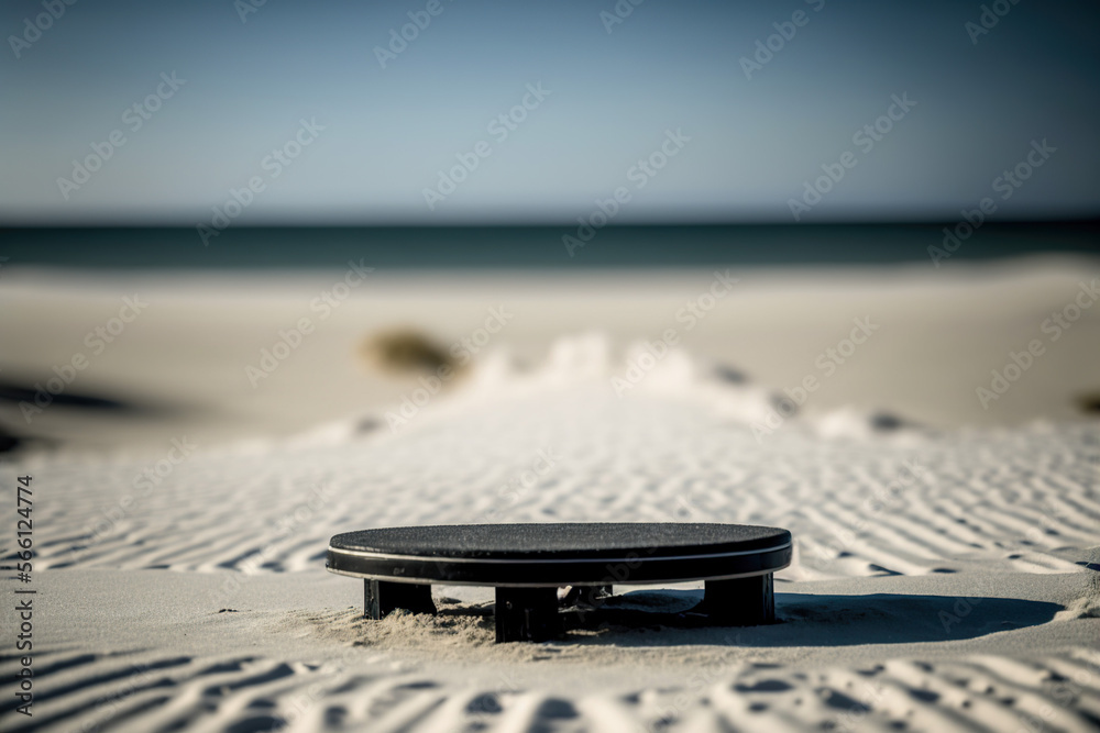 Breach product display podium, product showcase, Generative AI