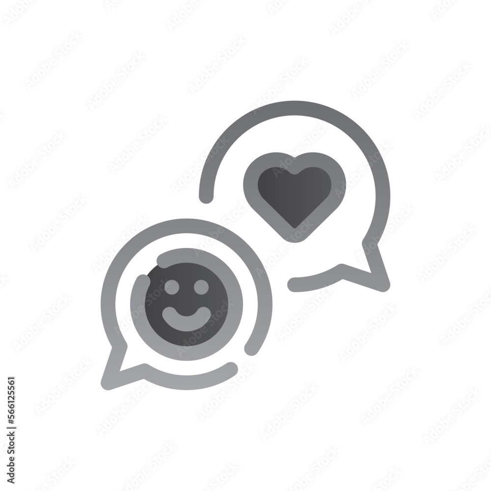 communications two tone gradient icon