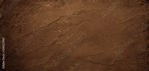 Εκτύπωση καμβά Dark chocolate brown sugar-like grainy texture background
