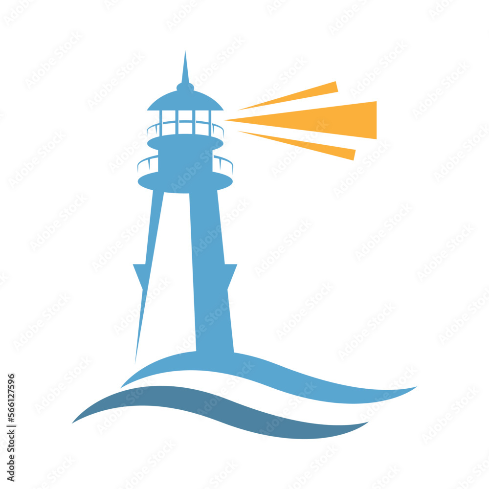 Lighthouse logo icon design