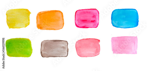 Set of watercolor stains300123.