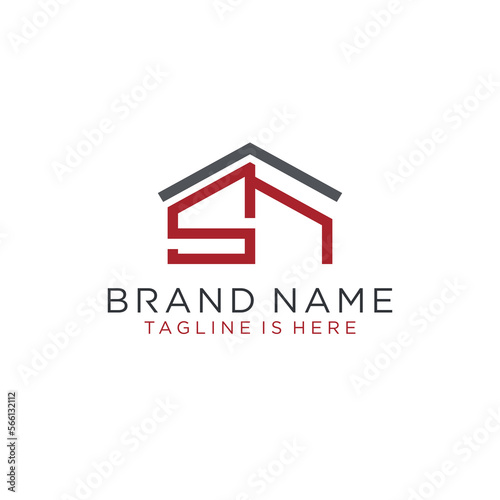 SN Initial Logo Business