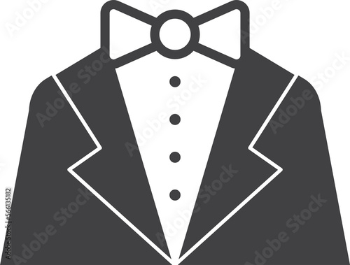 men suit illustration in minimal style © toonsteb