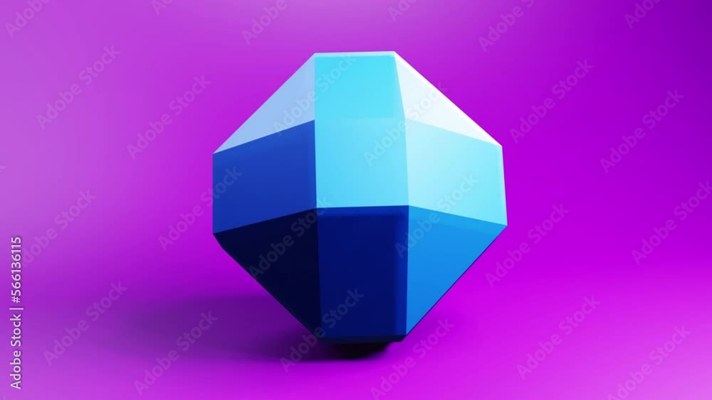 Abstract geometric form rotating background Abstract geometric form rotating background