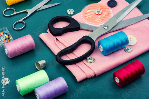 Sewing accessories and fabric