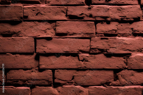 red brick wall background. brick wall design. brick wall wallpaper. red brick wall backdrop. brick wall concept. brick wall texture. AI Generated. Urban design. Urban concept.