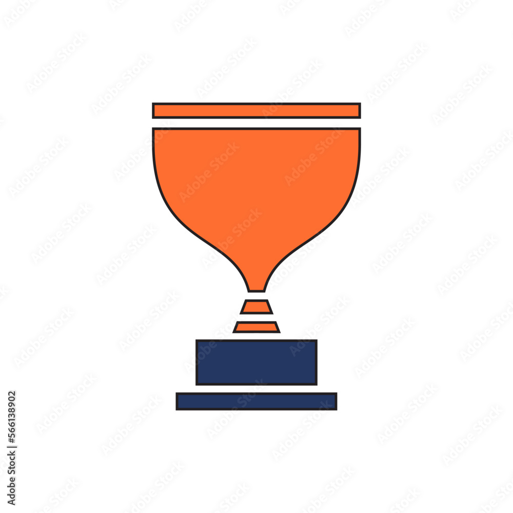 trophy icon vector. trophy icon vector illustration trophy icon vector. trophy icon vector illustration