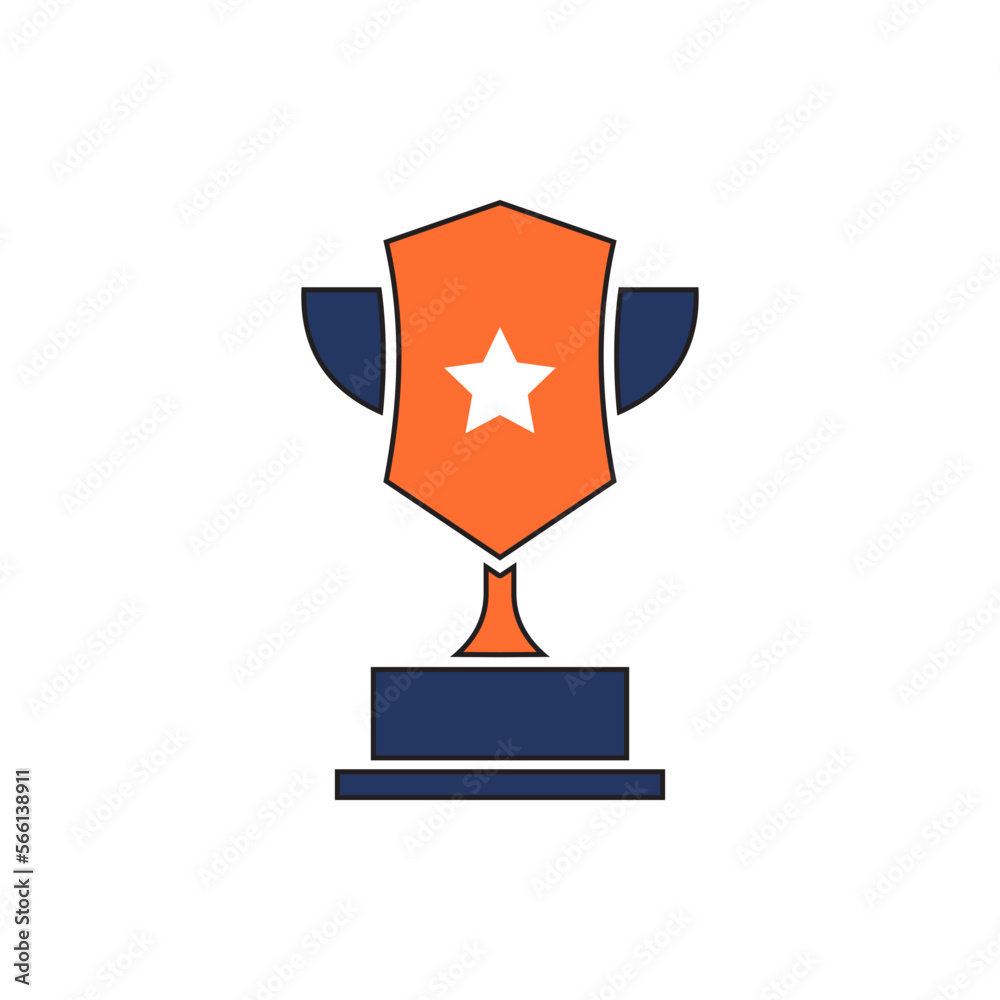 trophy icon vector. trophy icon vector illustration trophy icon vector. trophy icon vector illustration