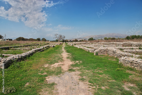 Taxila, Sirkap ruins of fortified city, Pakistan