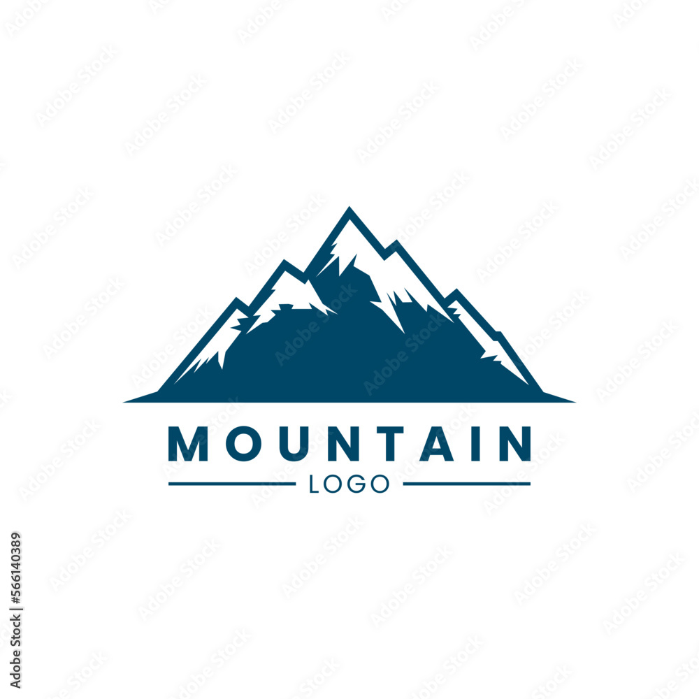 mountain logo vector illustration. adventure logo template