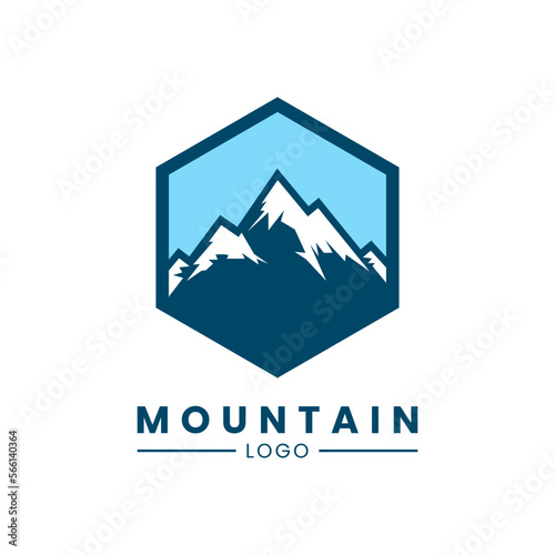 mountain logo vector illustration. adventure logo template