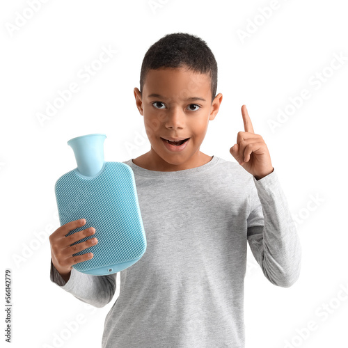 Little African-American boy...
