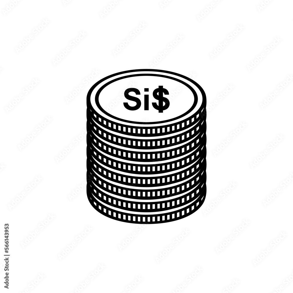 Solomon Islands Currency, Solomon Islands Dollar, SBD Sign. Vector Illustration Solomon Islands Currency, Solomon Islands Dollar, SBD Sign. Vector Illustration