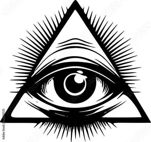 Elevate your brand with a simple all-seeing eye logo.