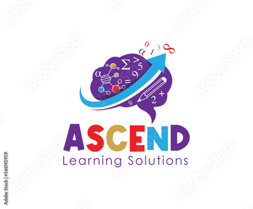 Math Education Course Logo Design Template