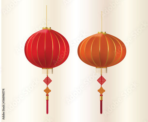 Chinese New Year Lantern Vector, Lantern, Oriental Lantern