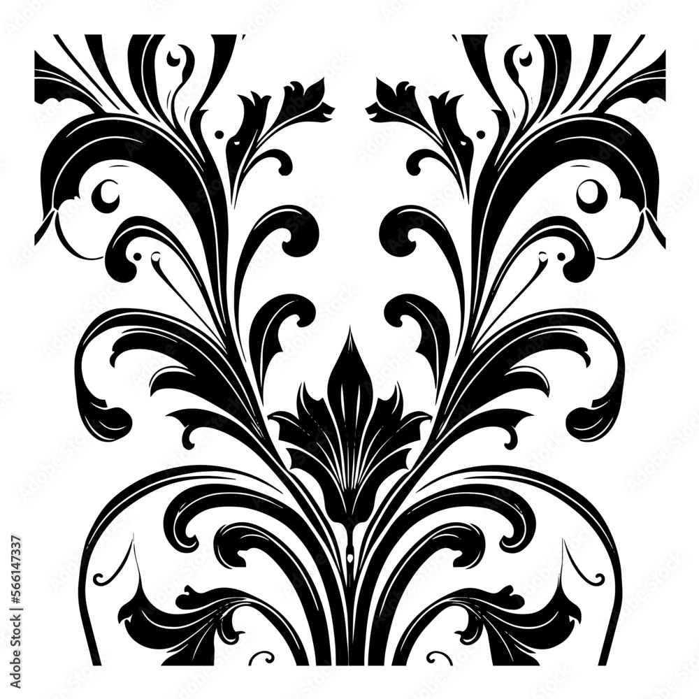 Abstract floral background