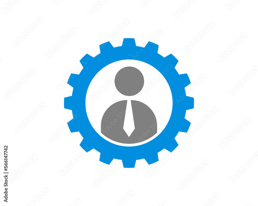 employees inside the gear logo employees inside the gear logo