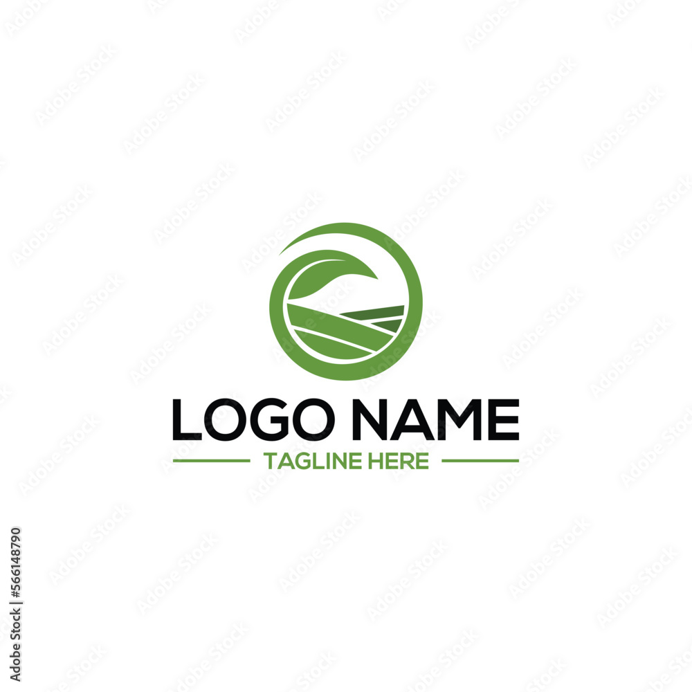 Creative agriculture firm logo design vector Creative agriculture firm logo design vector
