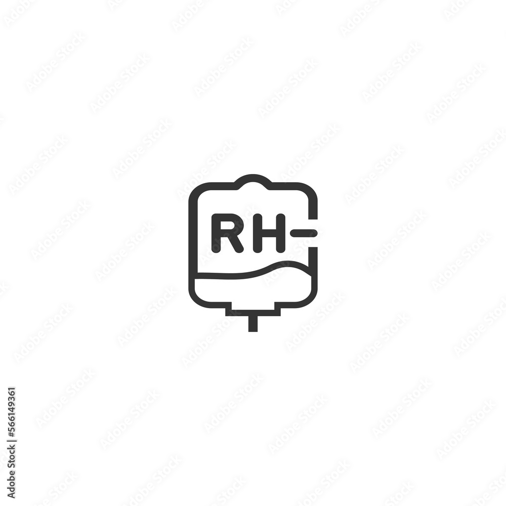 Fototapeta premium blood groups icon